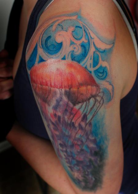 Tattoos - Kaitlyn's Jellyfish - 125544